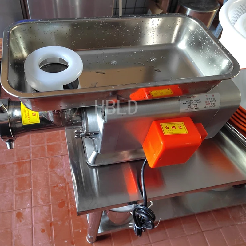 Commercial Fully Automatic Stainless Steel Meat Grinder Sausage Filling Machine Vegetable Grinder for Kitchen