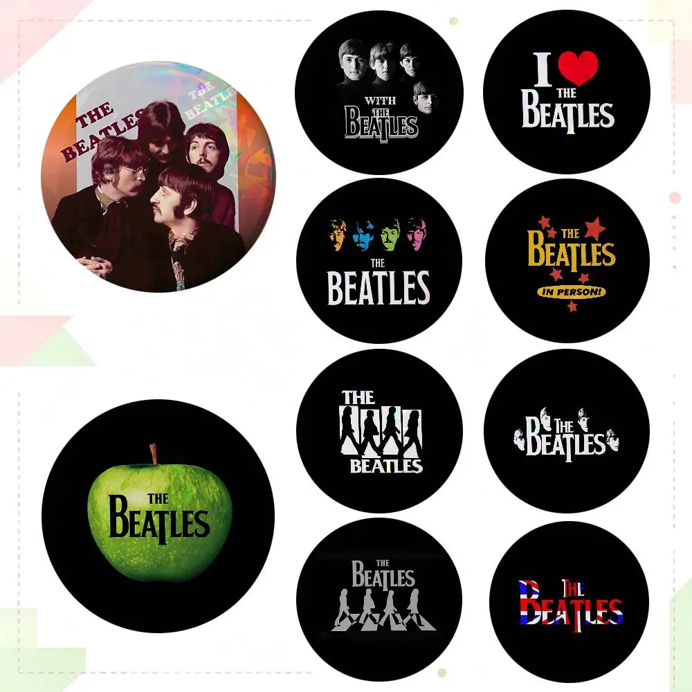 Band The B-Beatles Round Badge Creative Brooch Clothing Backpack Accessories Lapel Pin
