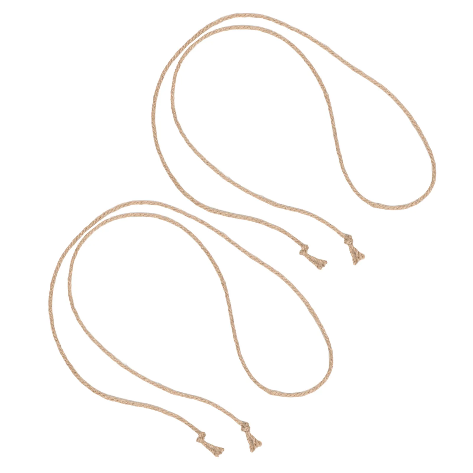 2Pcs Braided Hemp Rope Belt Gothic Adjustable Pastor Robe Waist Accessory Medieval Cosplay Costume Halloween Gothic Rope Belt