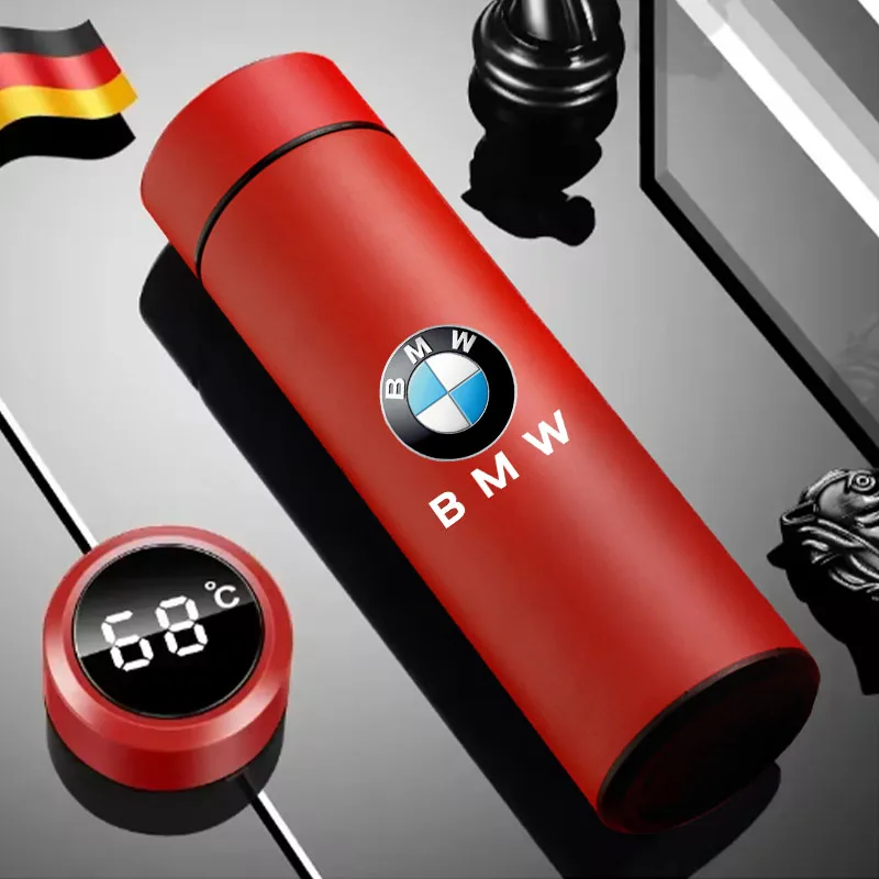 Car 500ml Intelligent Temperature Display Insulating Cup Sticker for BMW M X5 E70 E91 F11 F30 F31 F10 X3 F25 E30 E46 Accessories view 3