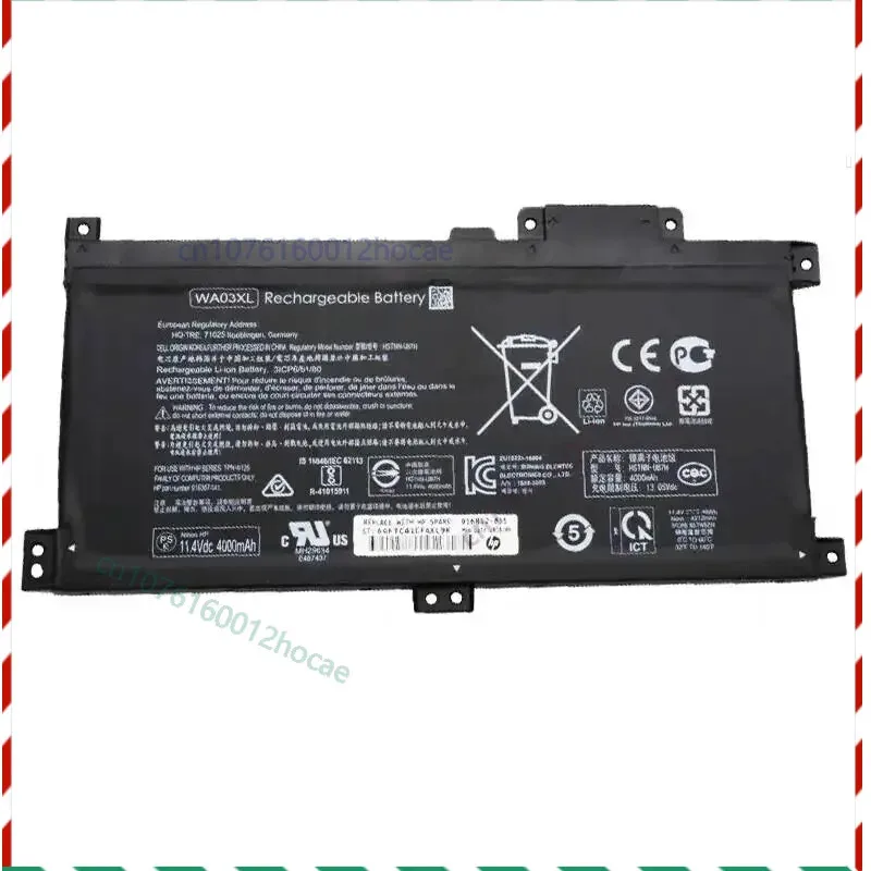 

New Battery WA03XL Battery for HP PAVILION X360 15-br001TX 15-br002TX 15-br004TX