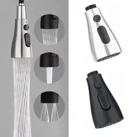 1Pcs Kitchen Pull Out Faucet Sprayer Nozzle 3 Modes Splash-Proof Bubbler ABS Universal 1/2\