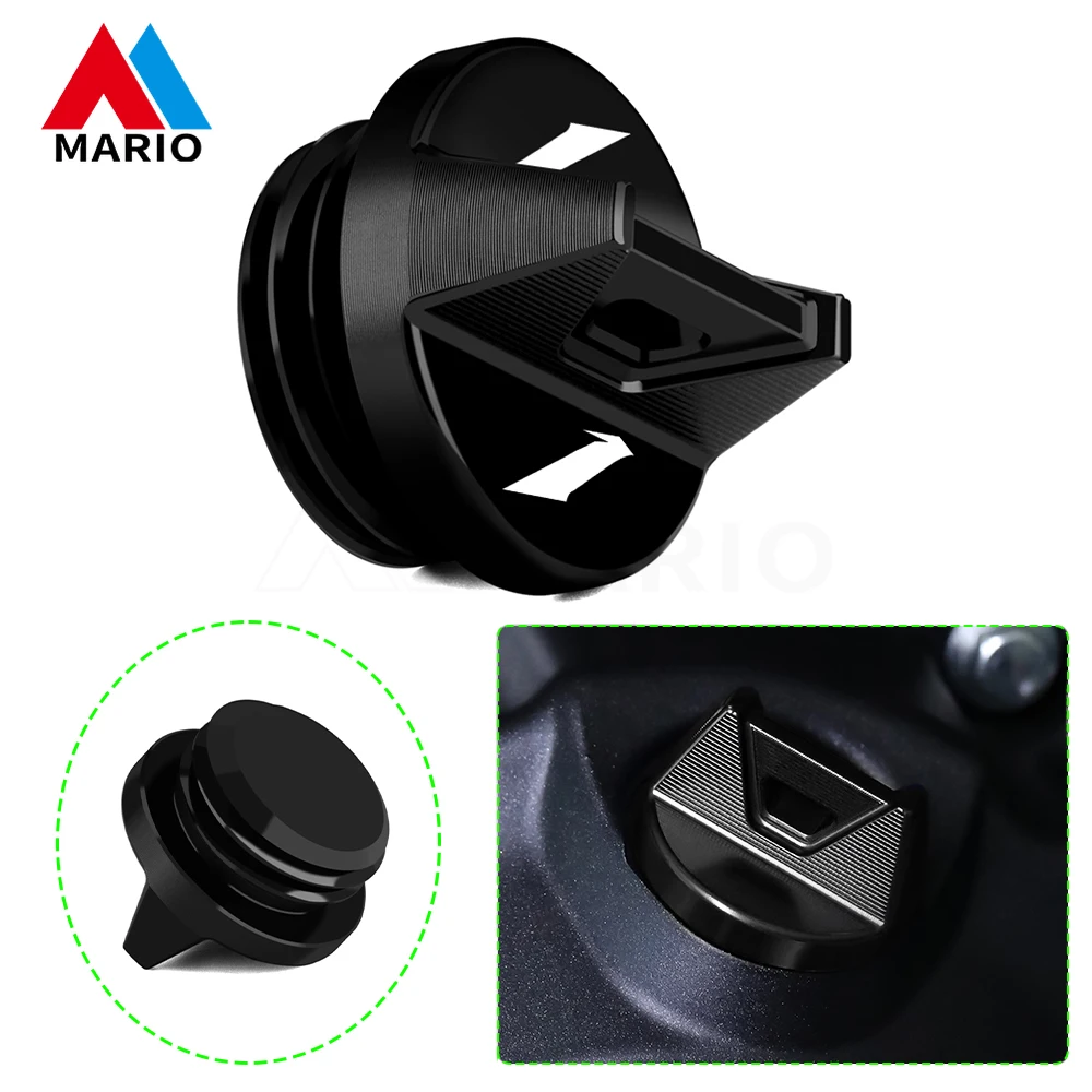 Motorcycle CNC Aluminum Engine Oil Tank Cap Oil Filler Cup M27*3 Accessories For FZ1 FZ1 FAZ ER 2006-2016