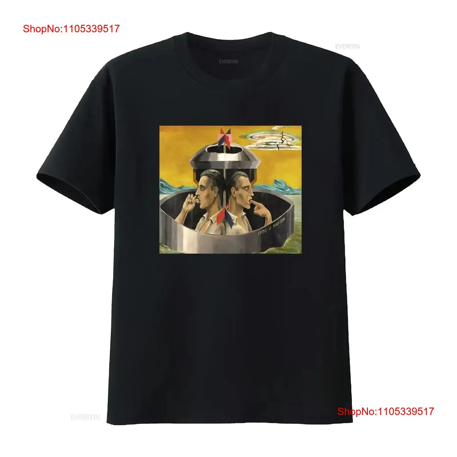 Castor and Pollution Max Ernst Painting T Shirt Art Surrealism for Her Him Lover vintage Washed Stretched fashion Comfortable