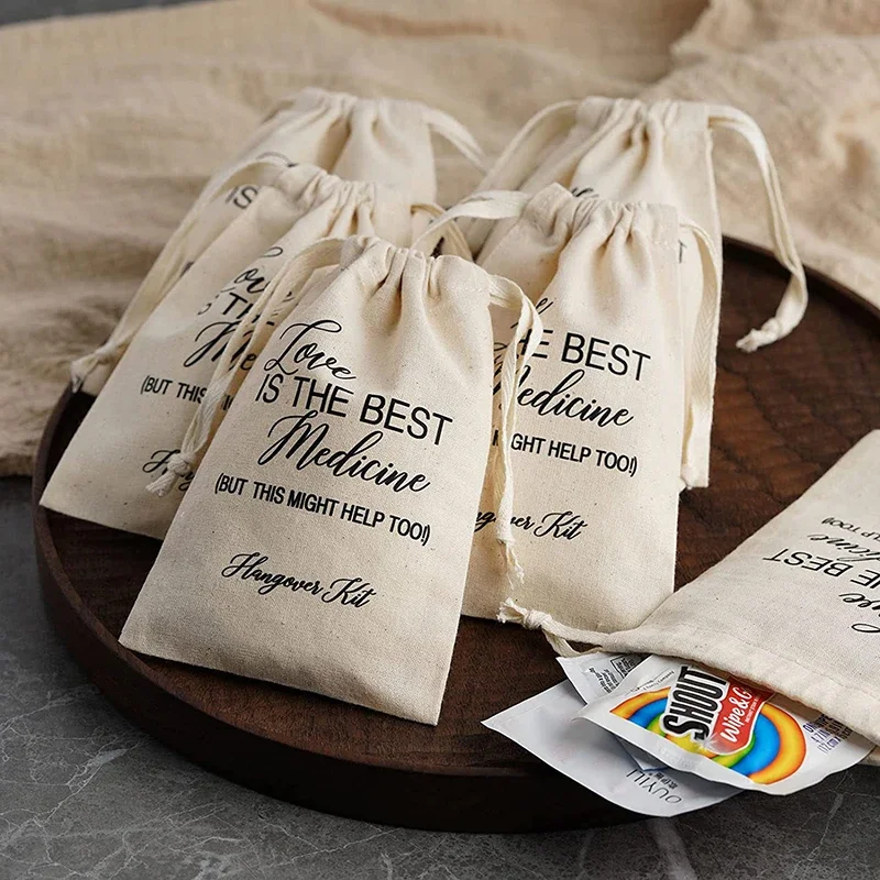 5pcs Hangover Kit Bags Bachelorette hen Party bridal shower wedding engagement 16th 18th 21st 30th 40th 50th 60th birthday gift view 3