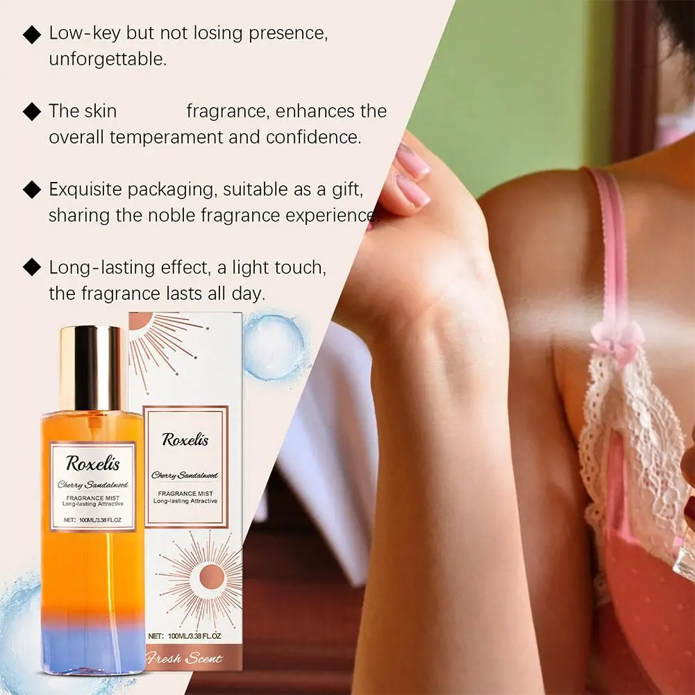 100ml Floral Fragrance Women Perfume Flower Scent Lasting Natural Fresh Show Feminine Charm Romantic Body Perfume Spray