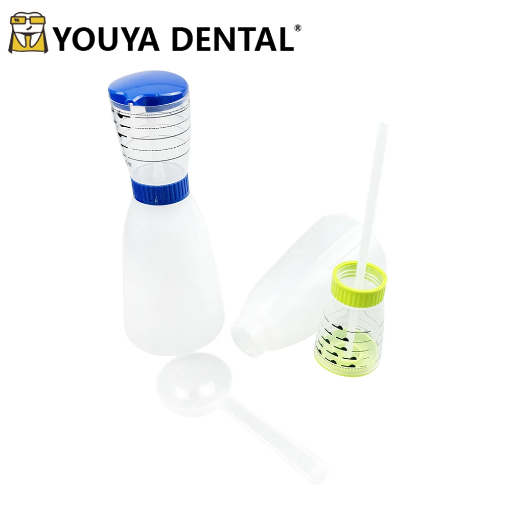 

Dental Alginate Impression Material Mixing Measuring Bottle Oral Stirring Cups Kettle Measuring and Spoon Dentistry Tools