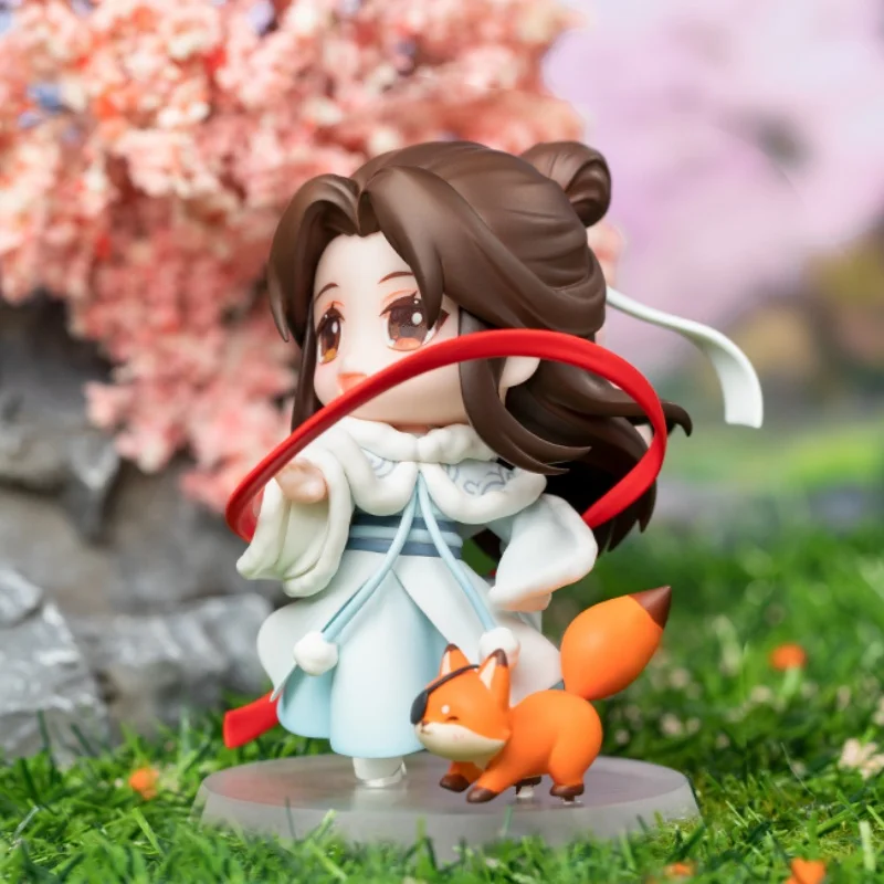 Genuine Tian Guan Blessing Anime Peripheral Doll Model Flower City Xie Lianhua Thousand Knots Q Edition Ornament Doll Gift