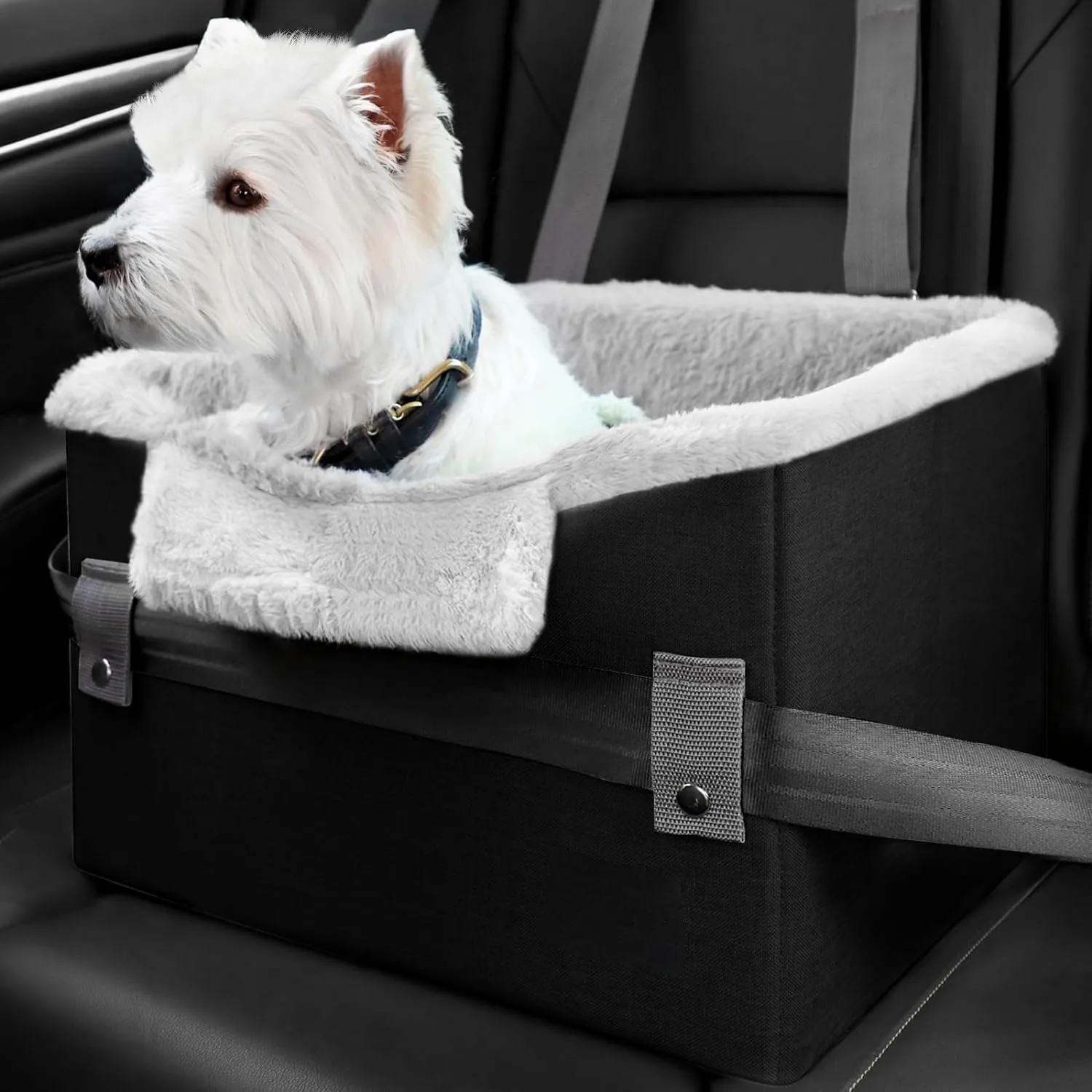 Travel car dog kennel, Amazon hot item, removable and washable pet car kennel, portable car safety seat for going out