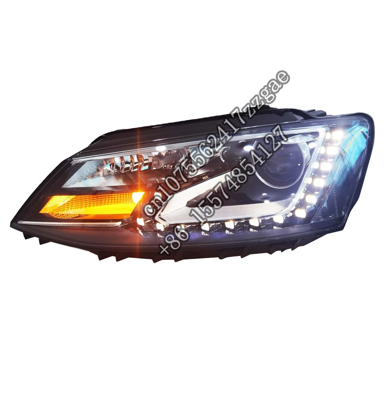 New Design Full LED headlight  projector lens LED headlight for Jetta Sagitar MK6 2012-2018