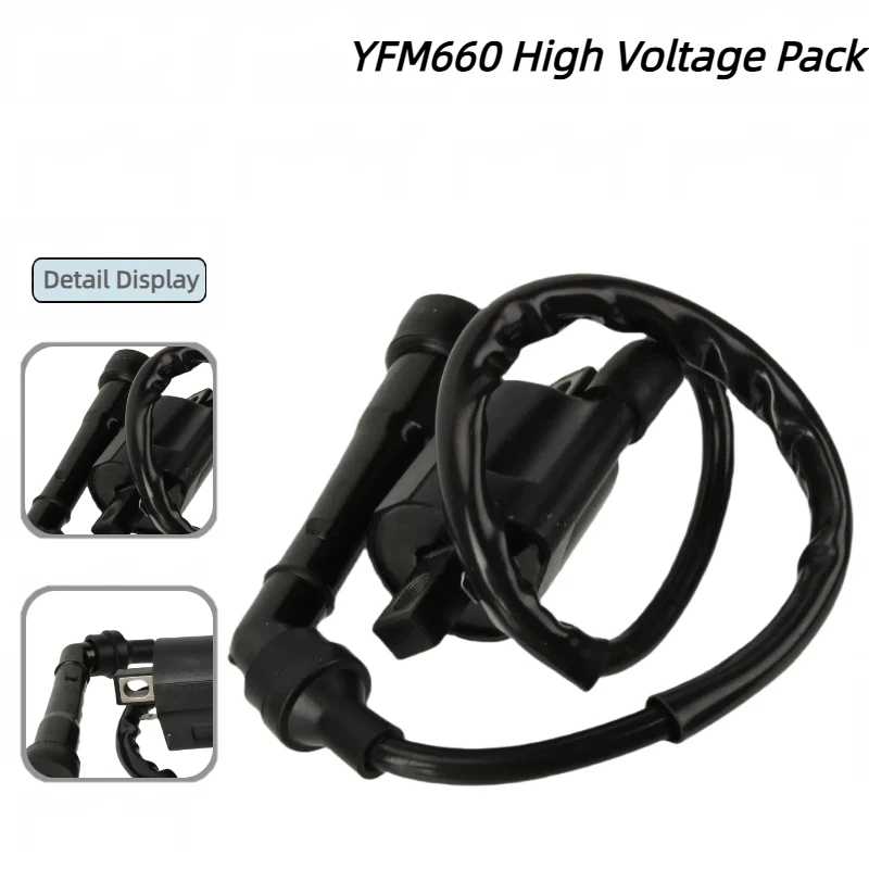 400mm Cable Length Ignition Coil Designed for YFM 660 Vehicles Manufactured 2001-2005 MOTO