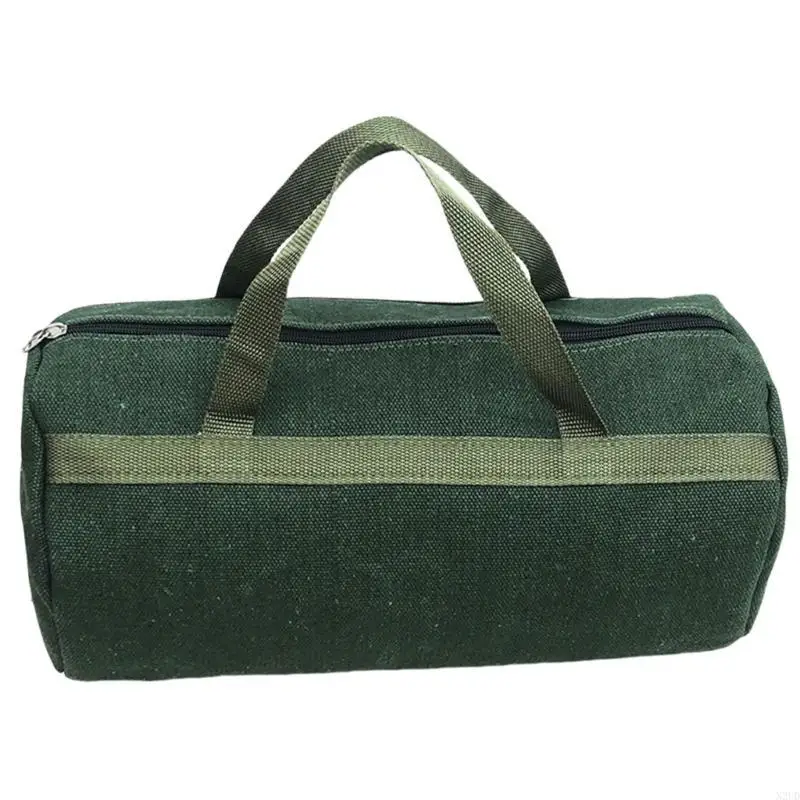 Spacious Electrician Tool Bag Canvas Tool Organizers for Organized Tool Management Zippered Tool Pouches Tool Box N2UD
