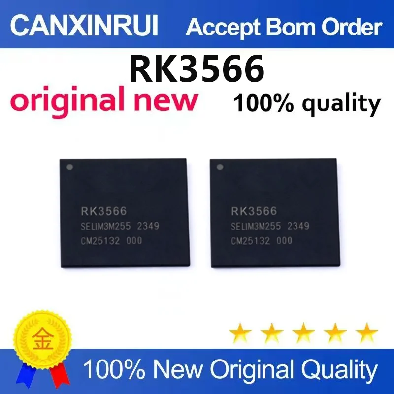 (5pcs-100pcs)Brand new original RK3566 silk screen RK3566 packaged BGA