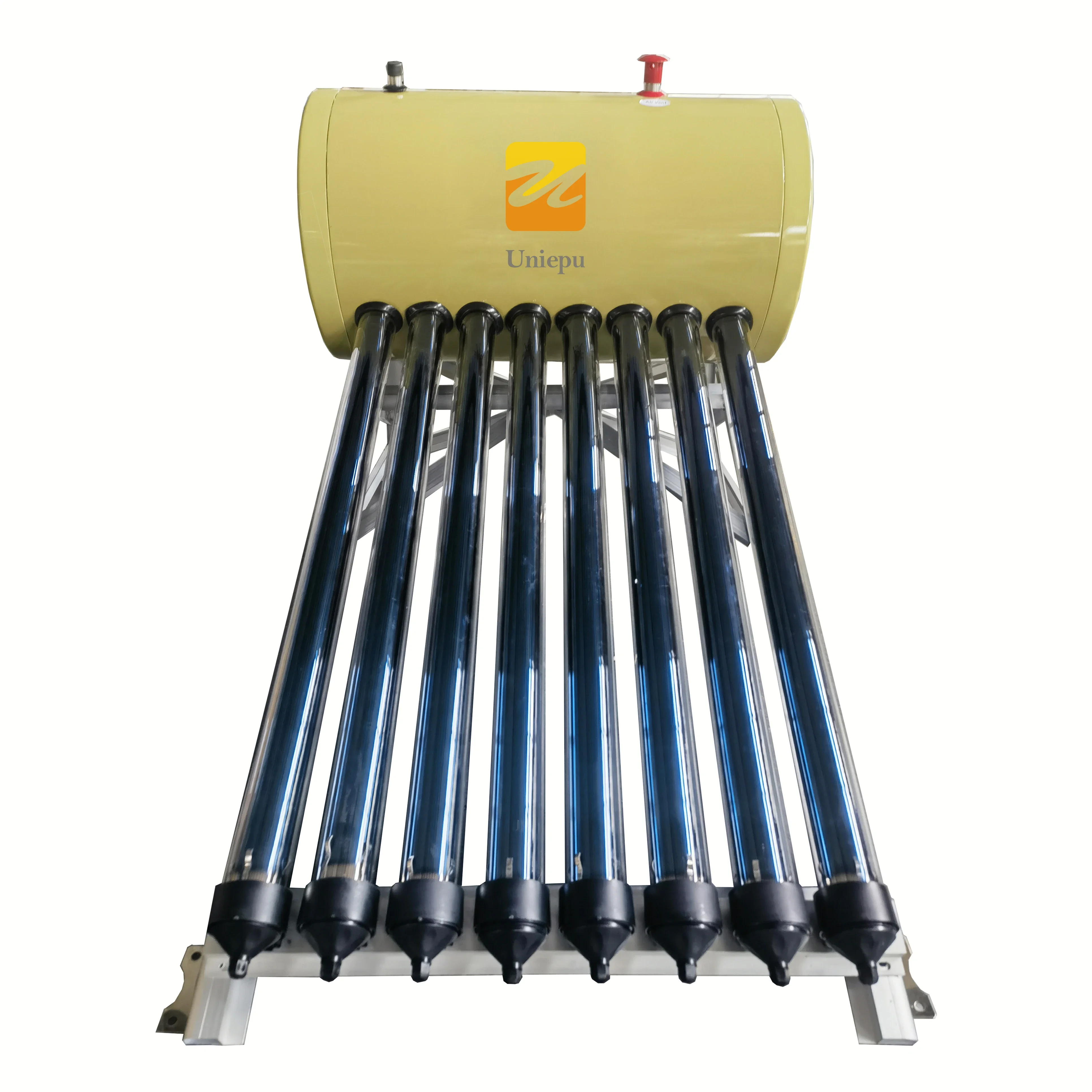 Mini No Pressure Solar Water Heater Galvanized Steel SUS304 Non-pressure Camping 200 Liter Stainless Steel