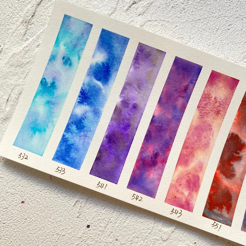 صبغة ألوان مائية للفنانين بطبقات من Holbein 1 مللي/2 مللي لون هطول الأمطار احترافي مستلزمات الرسم للمبتدئين