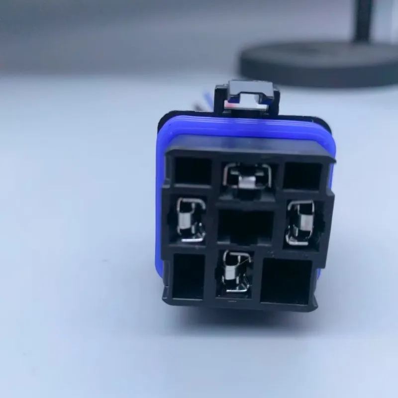 5/10/20Pcs 5 Pin Automotive Relay Socket Harness Connector Plug Bakelite Relay Base Seat for 12V 24V 4Pin 5Pin Auto Relay