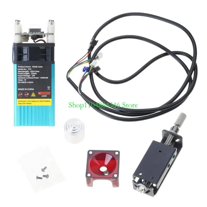 40W Engraver Machine DC12V and 5.5W Output Power Highly Precise Cutter for Wood Metal and Leather Engraving Tool