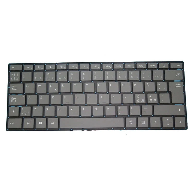 Imagem -02 - Teclado para Notebook Microsoft Surface Laptop 135 15 1867 1868 1873 1872 Estados Unidos Nórdico Reino Unido kr Coreano Cinza Rosa Preto