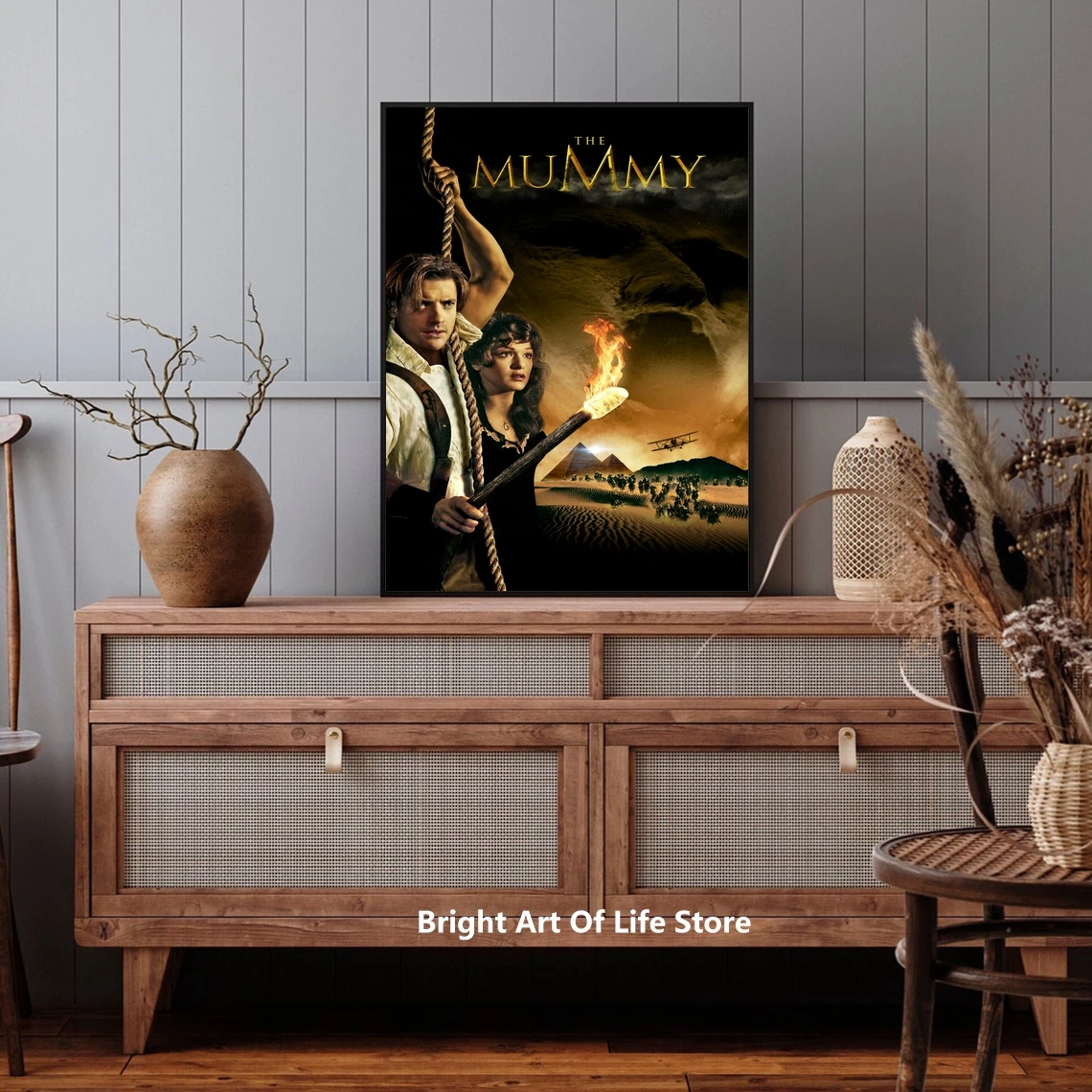 The Mummy Movie Poster Star Cover Photo Canvas Print Apartment Home Decor Wall Painting (Unframed)