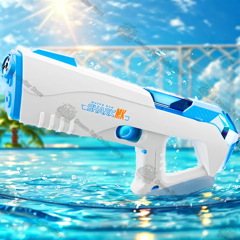 

Electric Water Gun Toy Pulse Phantom Firelight Automatic High Pressure Soaker Self Suction Powerful Blaster Kids Outdoor Play
