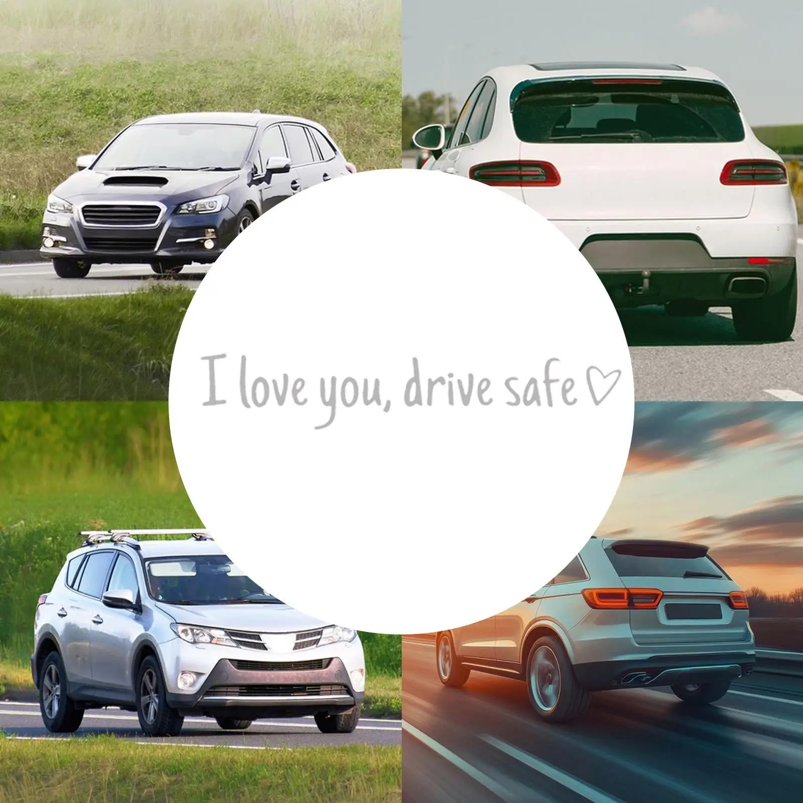 Car Mirror Decal Cute Interior Decor Windshield Car Rear View Window Decals For Truck Auto Motorbike Sedan SUV Pickup Scooter - view 5