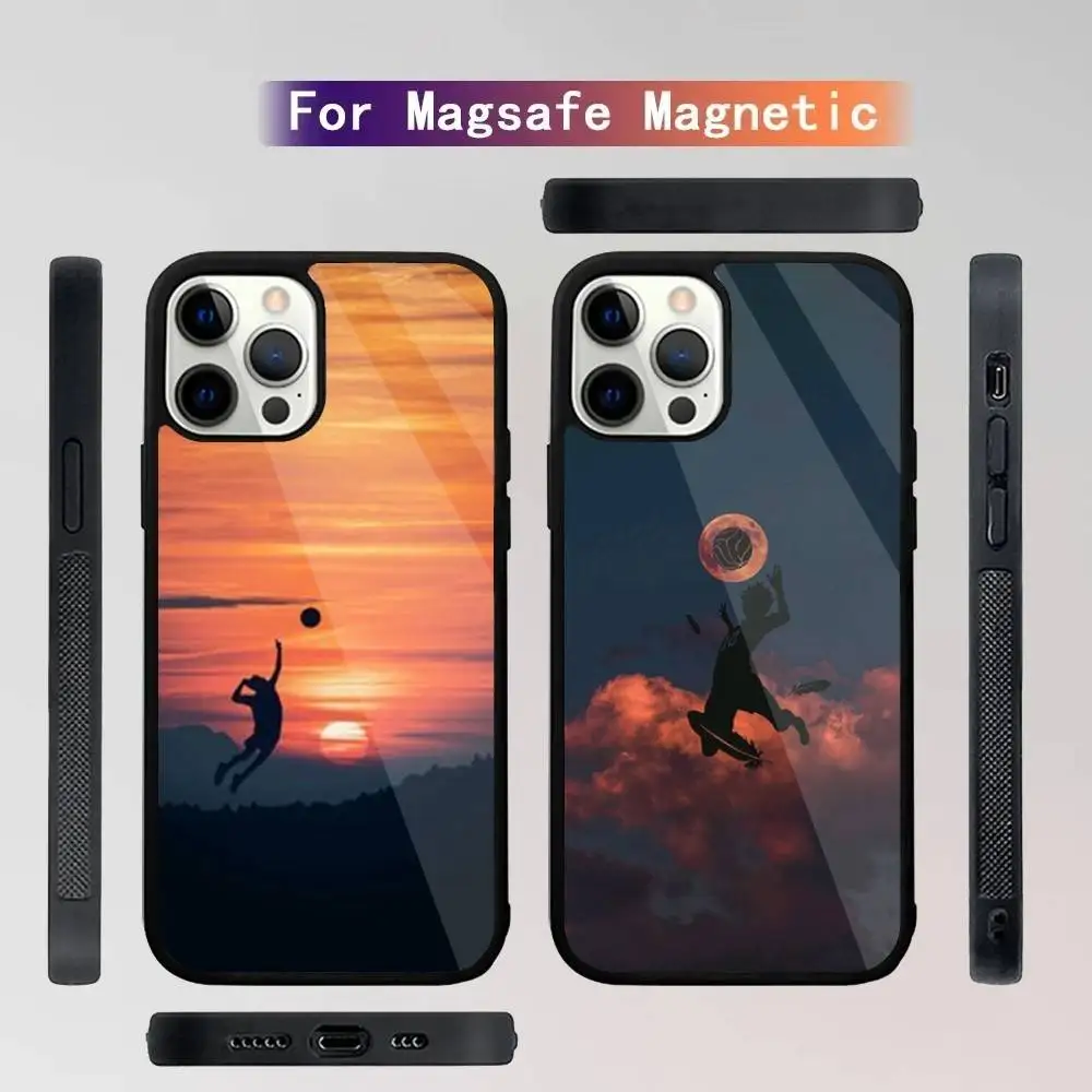 

Volleyball Sport Phone Case For iPhone 16,15,14,13,12,11,Plus,Pro,Max Mini Magsafe Magnetic Wireless Charging