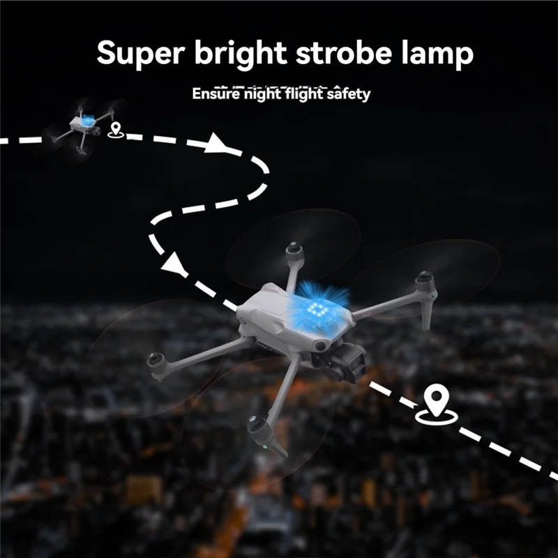 ABSQ-ไฮไลท์รีโมทคอนโทรลไร้สาย LED Strobe Light Drone Strobe Light เครื่องบิน Strobe ไฟ