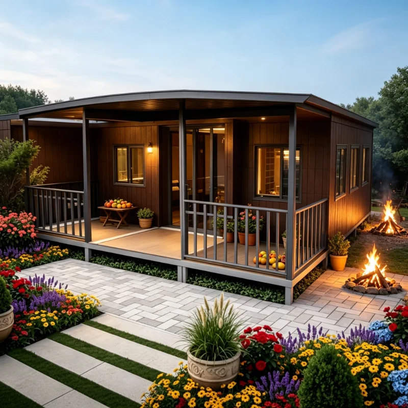 Two-Story Container Houses Factory-Direct Prefabricated Residential Buildings Reusable Temporary Relief Tiny Home Good Price