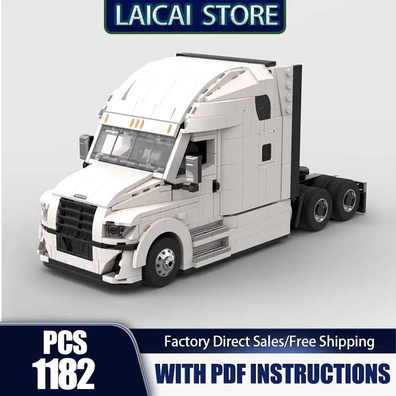 Speed Champions Scale Model Moc Building Blocks Freightli Truck Model Technology Bricks Assembly Holiday Construstion Toy Gifts