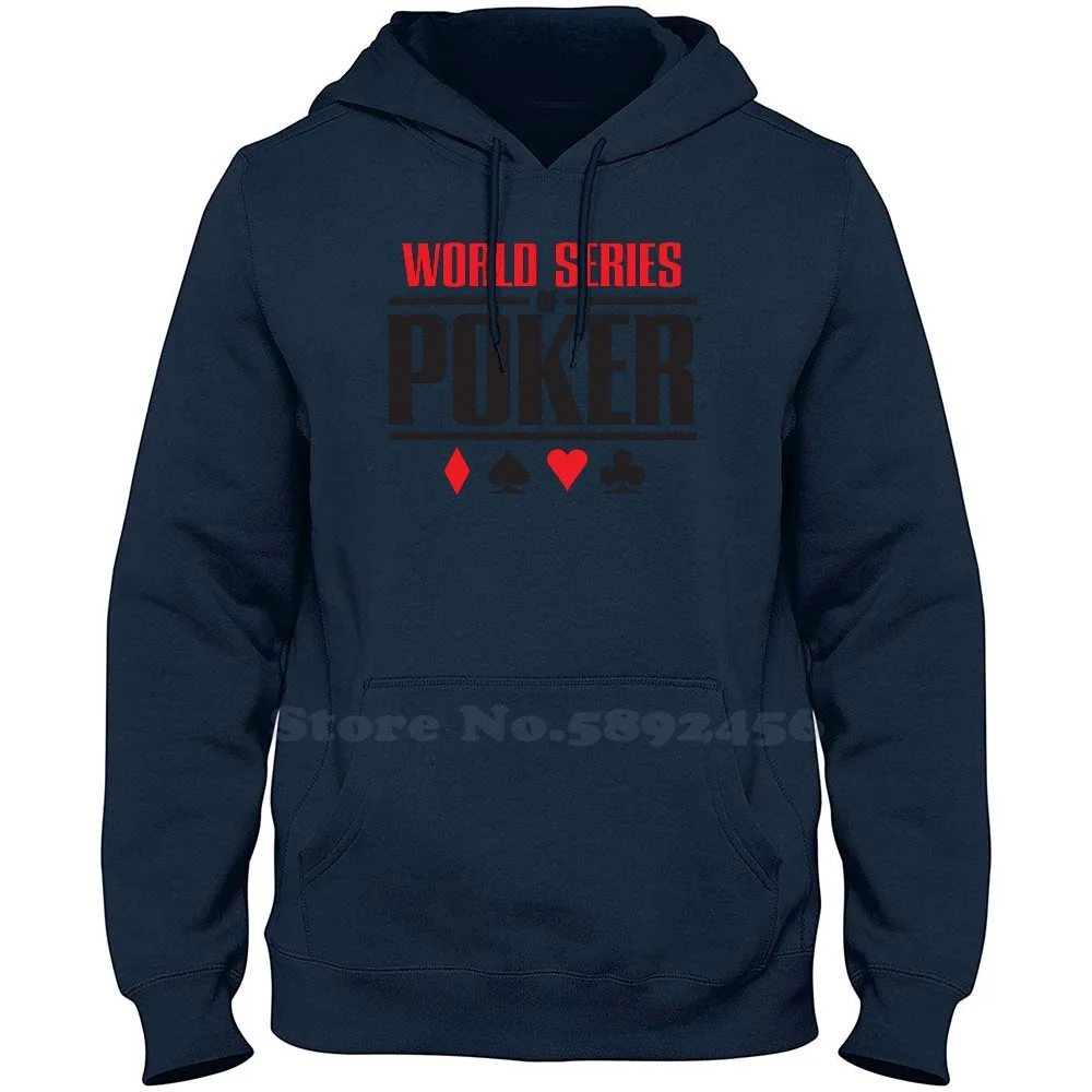 World Series of Poker Logo Fashion Sweatshirt Hoodie Top Quality Graphic 100% Cotton Hoodies