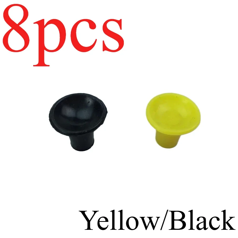 

8pcs for Car Repair Tools Valve Grinding Electro-pneumatic Valve Machine Cup Rubber Sucker Shot Yellow/Black