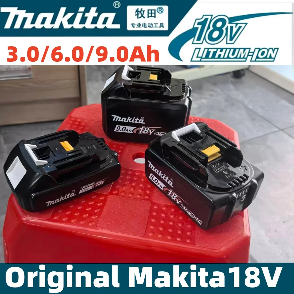 

Makita Original Lithium-Ion Battery Replacement 18V 3Ah 6Ah 9Ah BL1830 BL1860 BL1850B Compatible with Makita 18V Power Tools