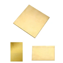 Tira de latón puro 99.9%, lámina de cobre, placa fina de Metal, material hecho a mano, tabletas de cobre puro para arte de Metal, 1 ud.