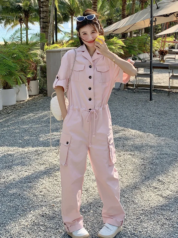 กางเกงขายาวทรงหลวมสำหรับผู้หญิง รุ่นใหม่ ซัมเมอร์ 2025 ช่วยกระชับเอว ลดอายุ ดูผอมเพรียว เอวสูง