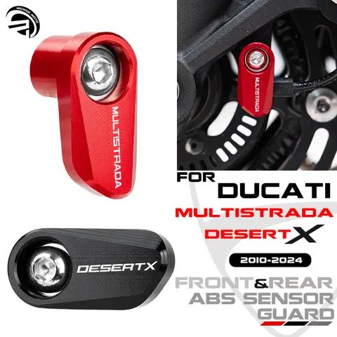 Ducati DesertX Multistrada 950 1100 1200 1260 1200S 1260S V4S V2 오토바이 알루미늄 전방 후방 휠 ABS 센서 보호