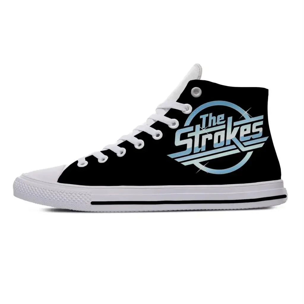 

Hot Strokes Indie Rock Band The Fashion Cool Summer Casual Shoes Breathable Men Women Sneakers High Top Lightweight Board Shoes