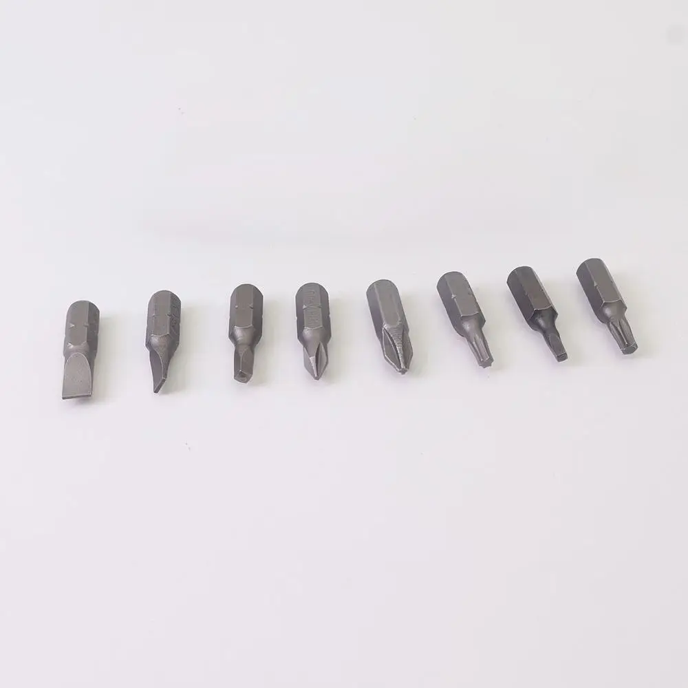 Professional 8/10 Heads EDC Pocket Tool Precision Design Small Size Can Opener Multifunctional Compact Mini Screwdriver Set