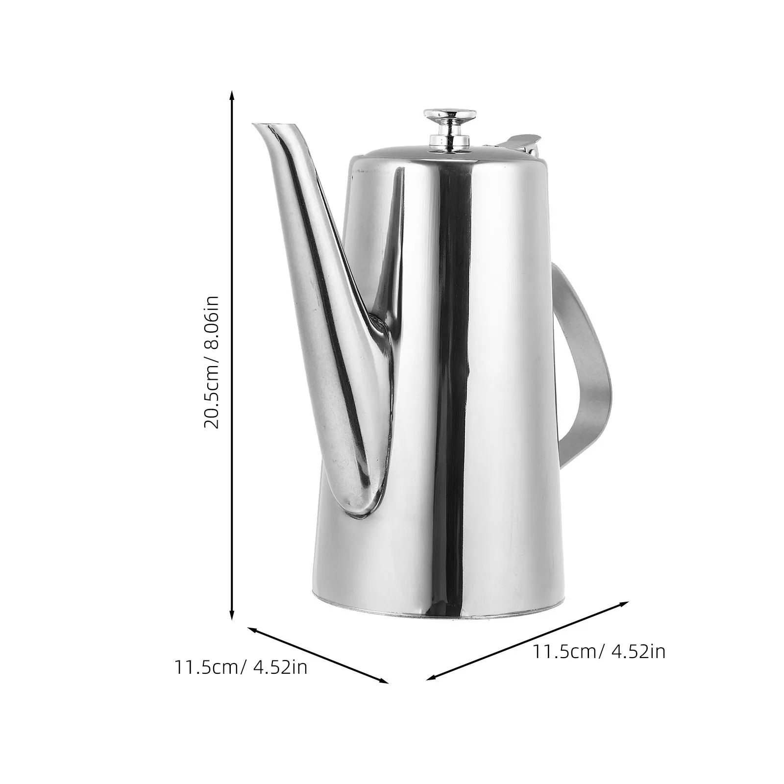 

Bottle Cold Water Dispenser for Kitchen Coffee Pot Stainless Steel Oil Bottles Sleek