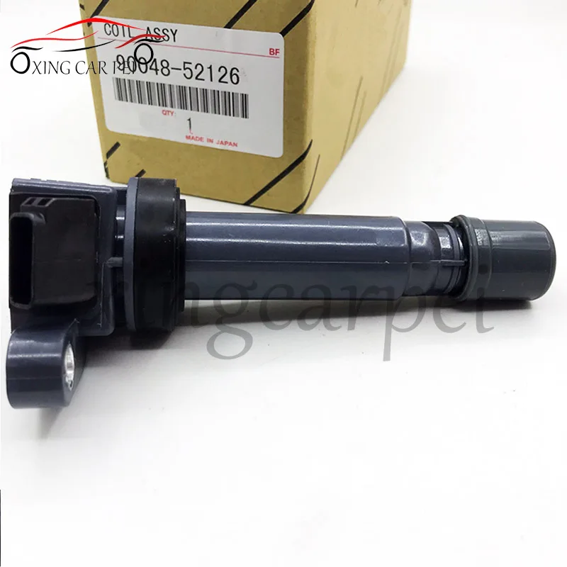 Bobina de ignição para Toyota, Duet, Daihatsu, Cuore, MK6, Storia, 099700-0251, 099700-0570, 90048-52126, Auto Part, Novo, 1pc