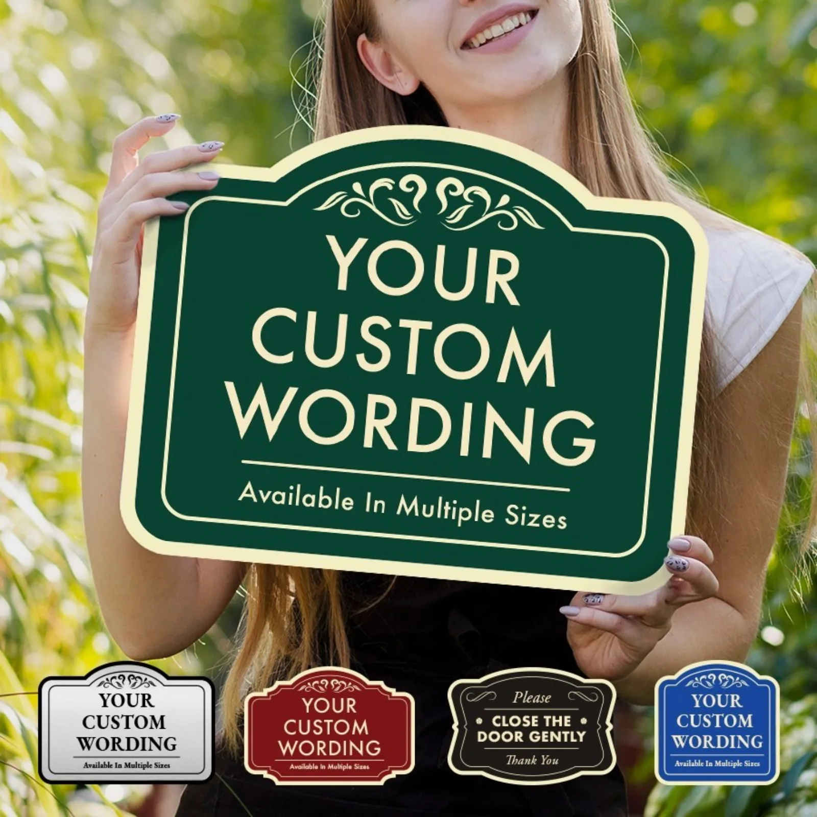 Personalized Custom Metal Tinplate Sign Decor for Outdoor，Indoor, Home ，Yard image 2