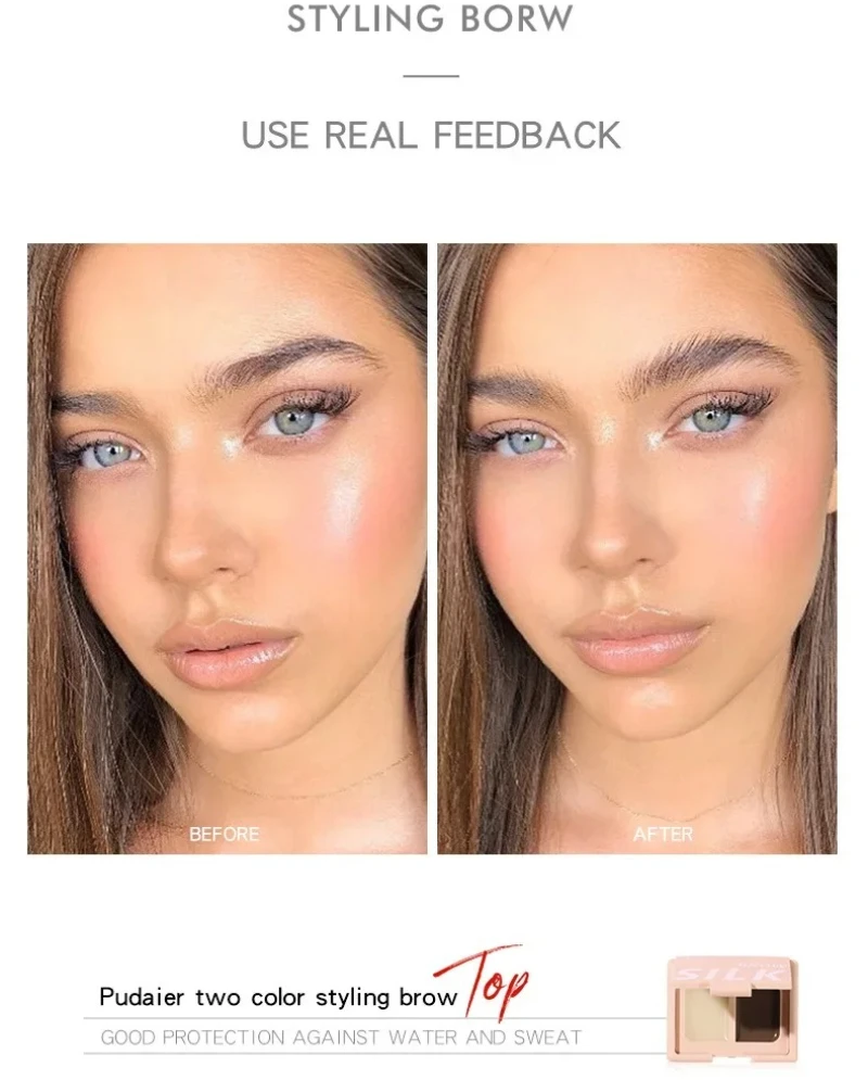 Tweekleurige Wenkbrauw Verven Styling Gel Wenkbrauw Crème Styling Wenkbrauw Gel Zeep Wax Transparante Wenkbrauw Crème Blijvende Tint Enhancer