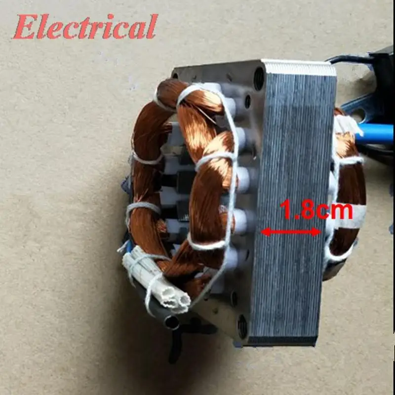 1pc Electric Fan Motor 220V Copper Coil Winding Stator Business Fan Floor Fan Accessories Special For Winding Maintenance