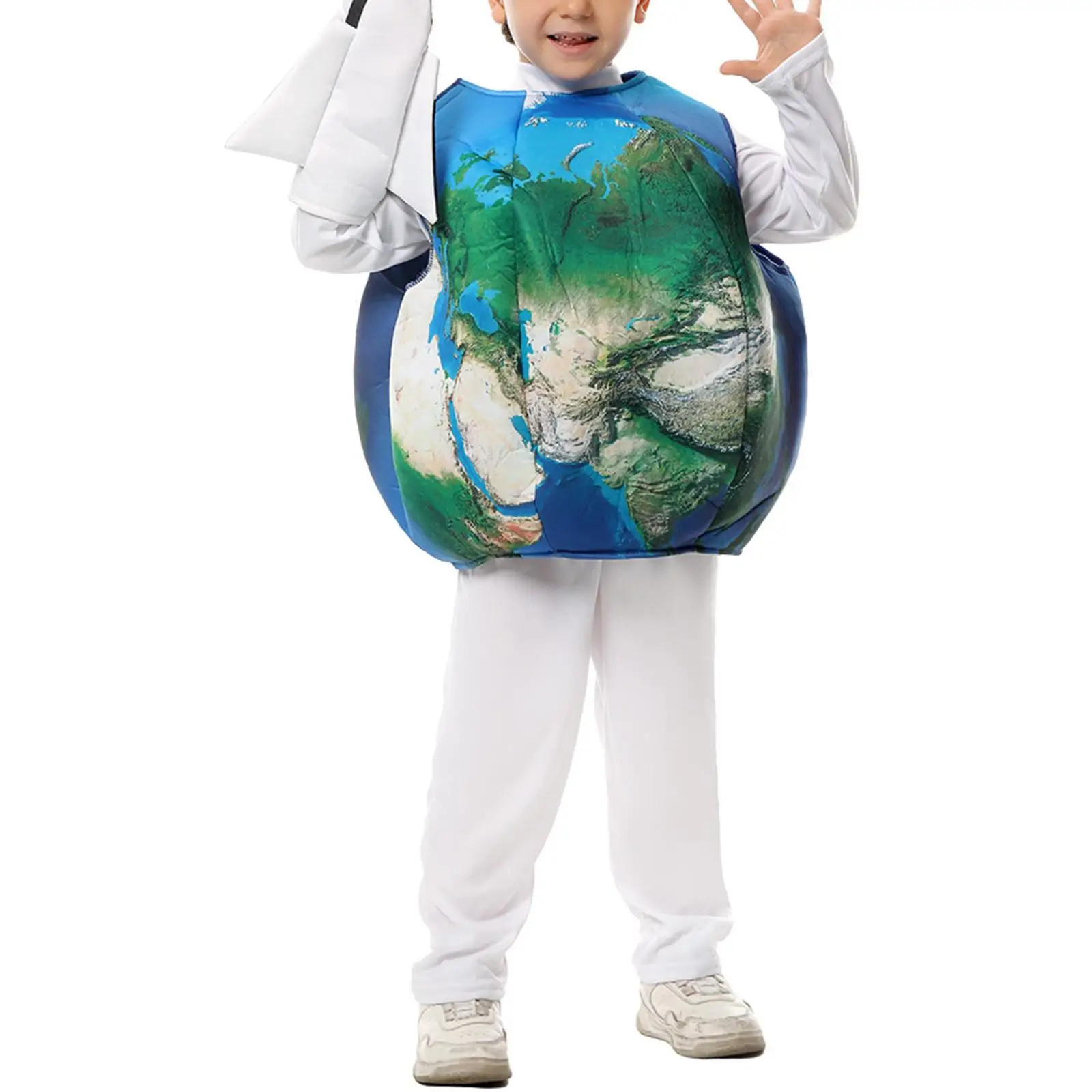 

Kids Costume Portable Boys Girls Environmental Earth for Carnival Party Supplies