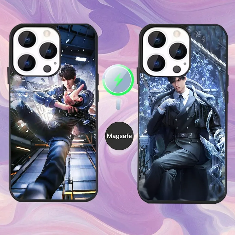 

L-Love and D-Deepspace Zayne Phone Case For iPhone 16,15,14,13,12,11,Pro,Max,Plus,Mini,Magsafe,Magnetic Wireless Charging Case