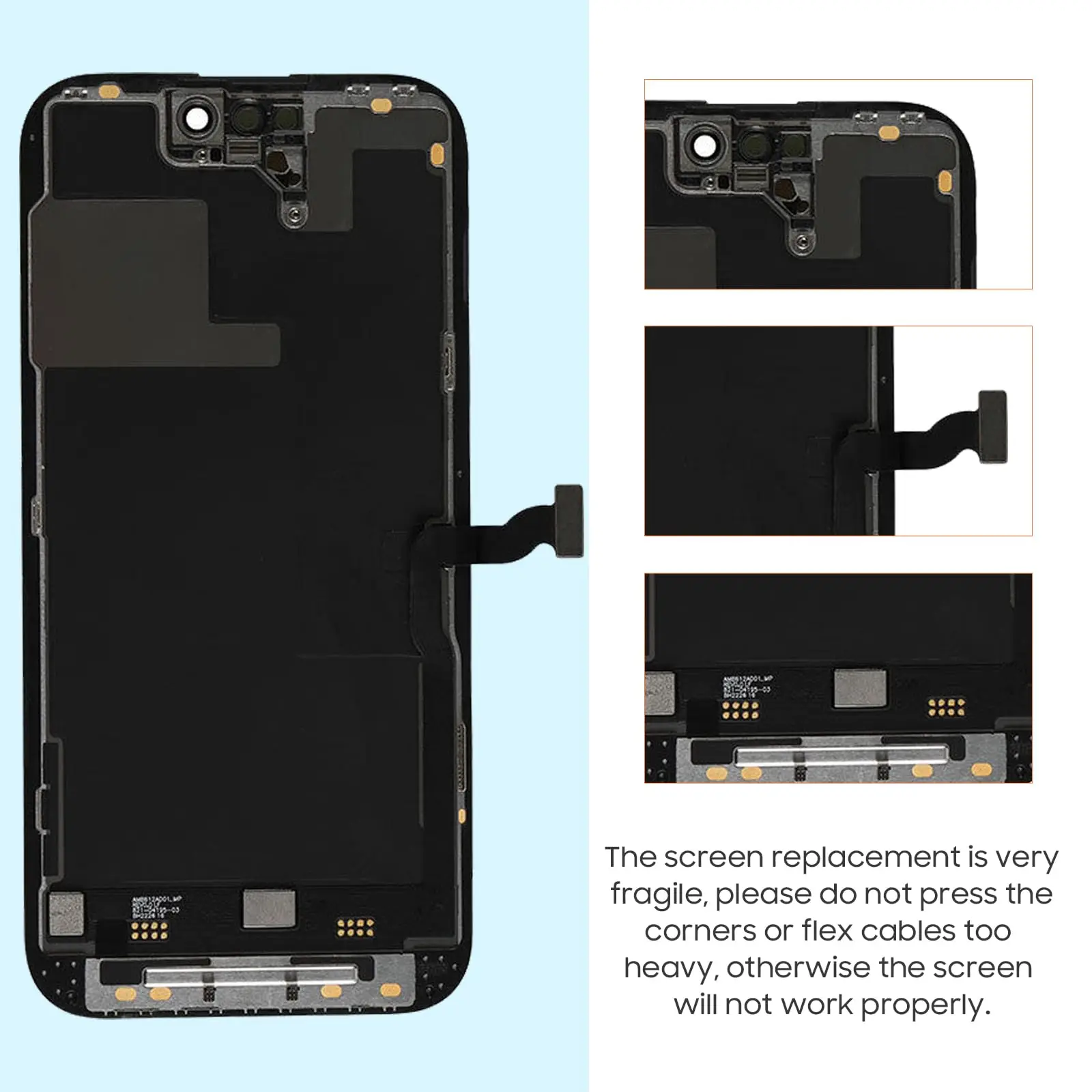 SOFT OLED  For iPhone 14 Pro IC LCD Display 3D Touch Screen Replace For 14 Pro LCD A2890 A2650 A2889 A2892 Display Replace Parts