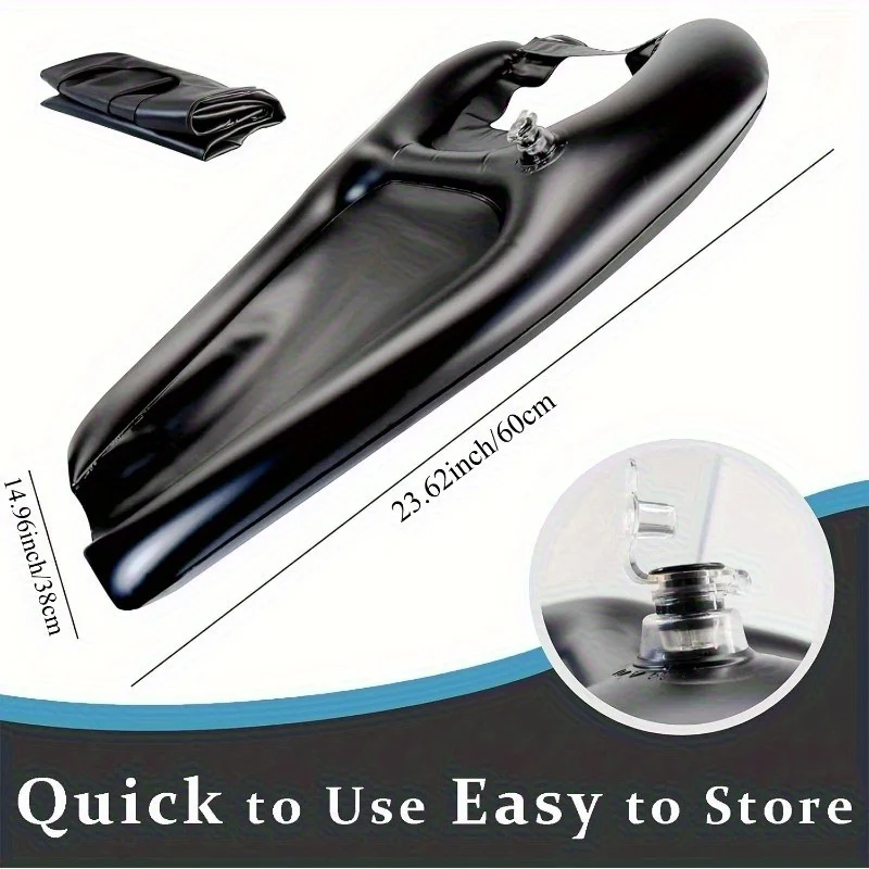 Inflatable Shampoo Bowl, Portable Hair Washing Tray for Bedside and in Bed, Lightweight Shampoo Basin