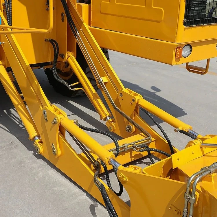 2025 Newest STMT-4000 Cement Mixer Cases Pump Motor 6 Cubic Meter Self Loading Mobile Concrete Truck Mixers with Saw Bucket