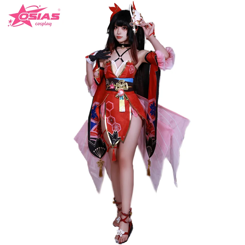 

OSIAS Sparkle Cosplay Costume Set Sparkle wig Sparkle shoes Honkai: Star Rail