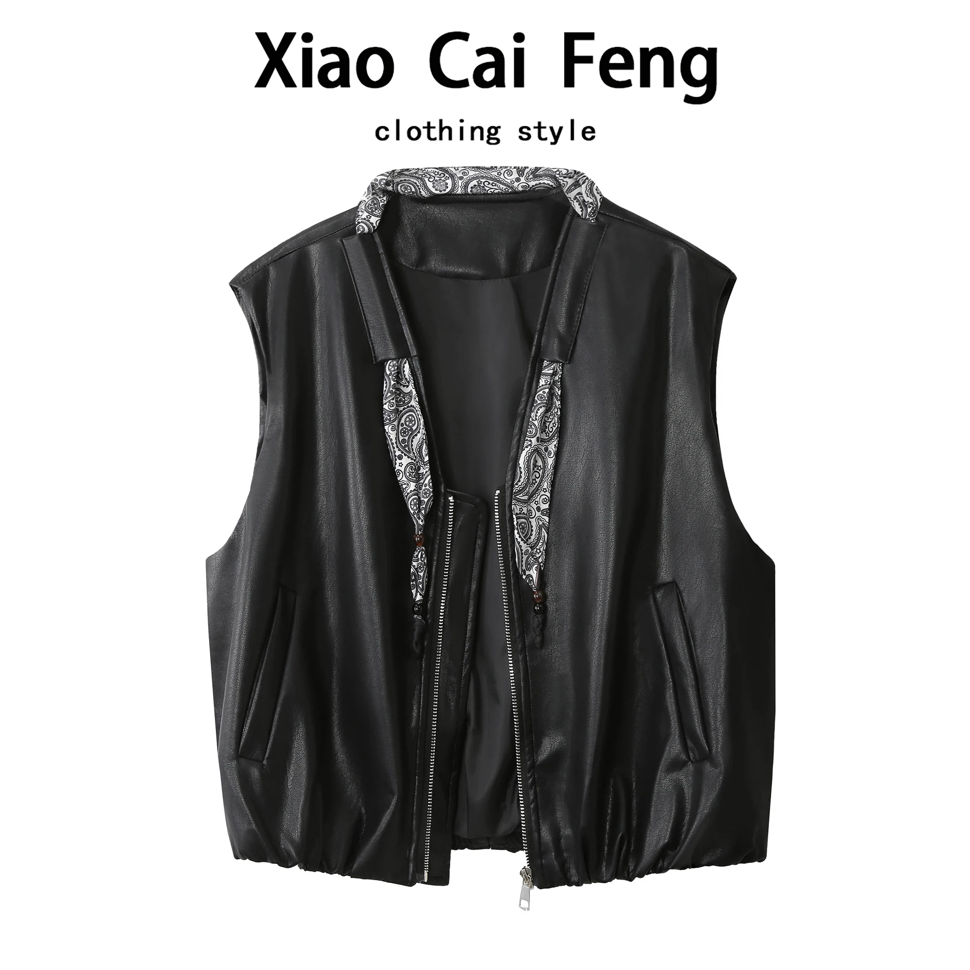 الكورية Sle وشاح حريري V-Ne Jaet المرأة 2025 سوبر ular معطف جلد صغير الحجم دراجة نارية الملابس Jaet طبقات T...