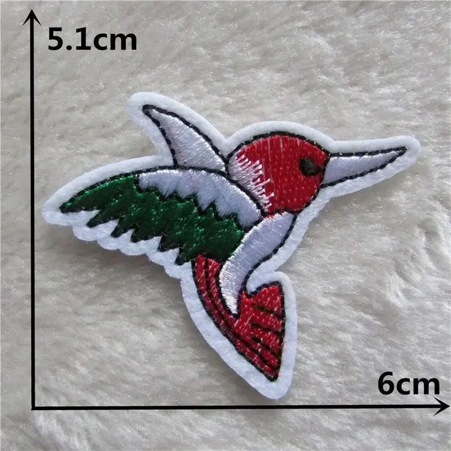 25 kind different fashion style bird element hot melt adhesive applique embroidery patches stripes DIY Stickers Clothes Badges